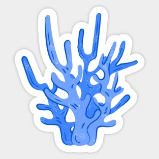 Blue coral Sticker